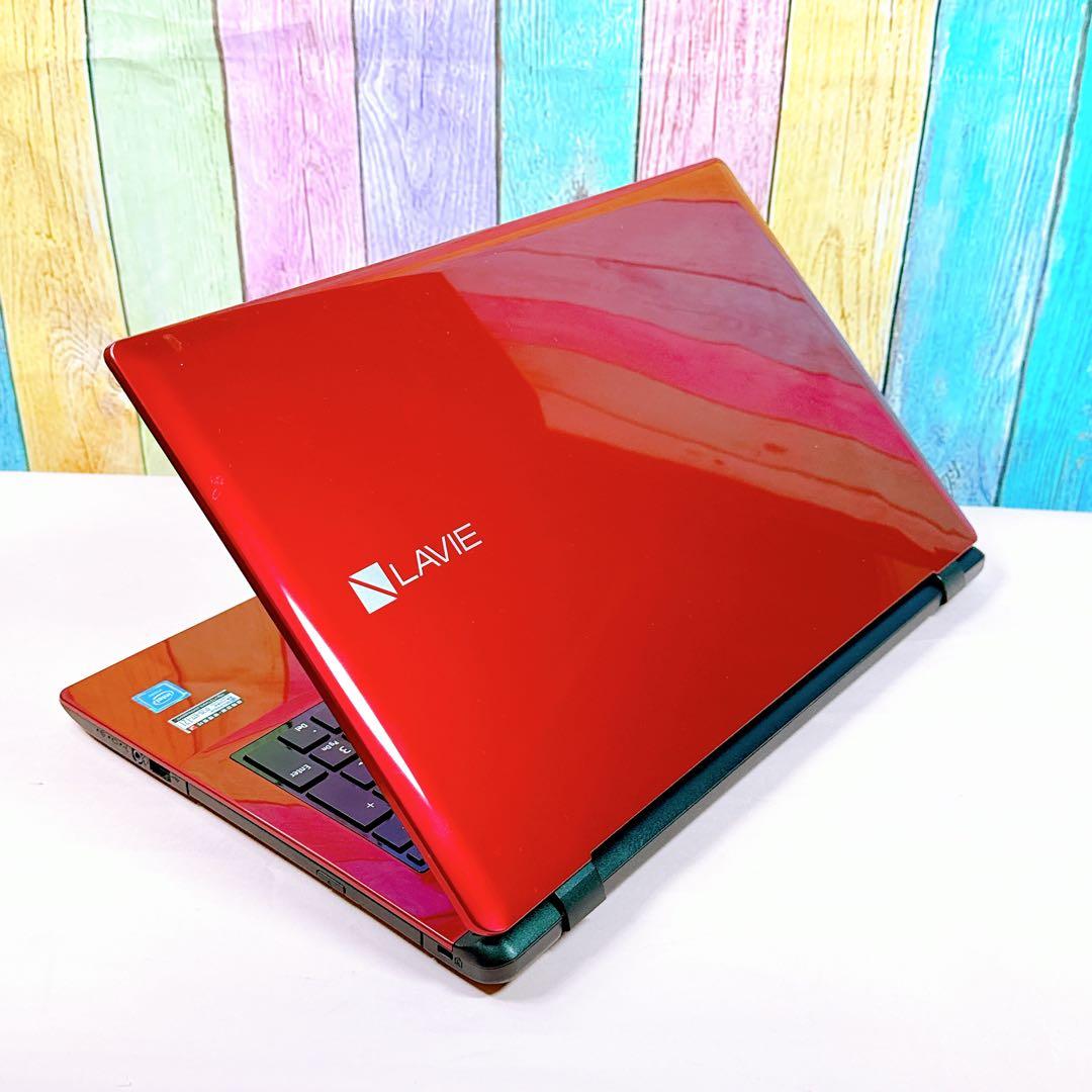 超美品✨Windows11✨新品爆速SSDノートパソコン赤✨カメラ薄型✨オフィス