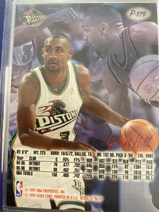 その他 96-97 Ultra Platinum Edition Grant Hill