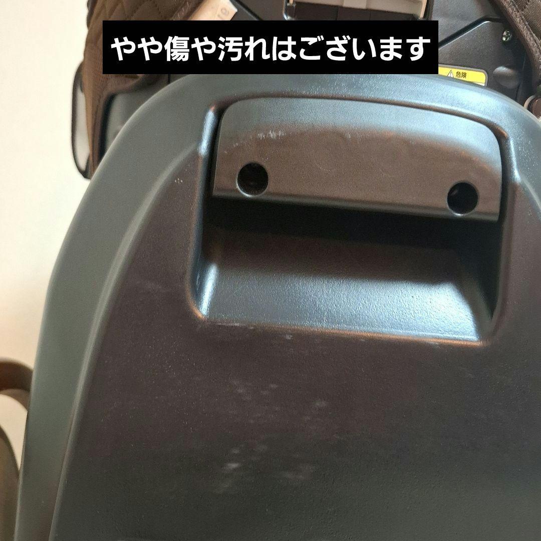 【美品】アップリカ フラディアグロウ ISOFIX インテリジェンスブラウン