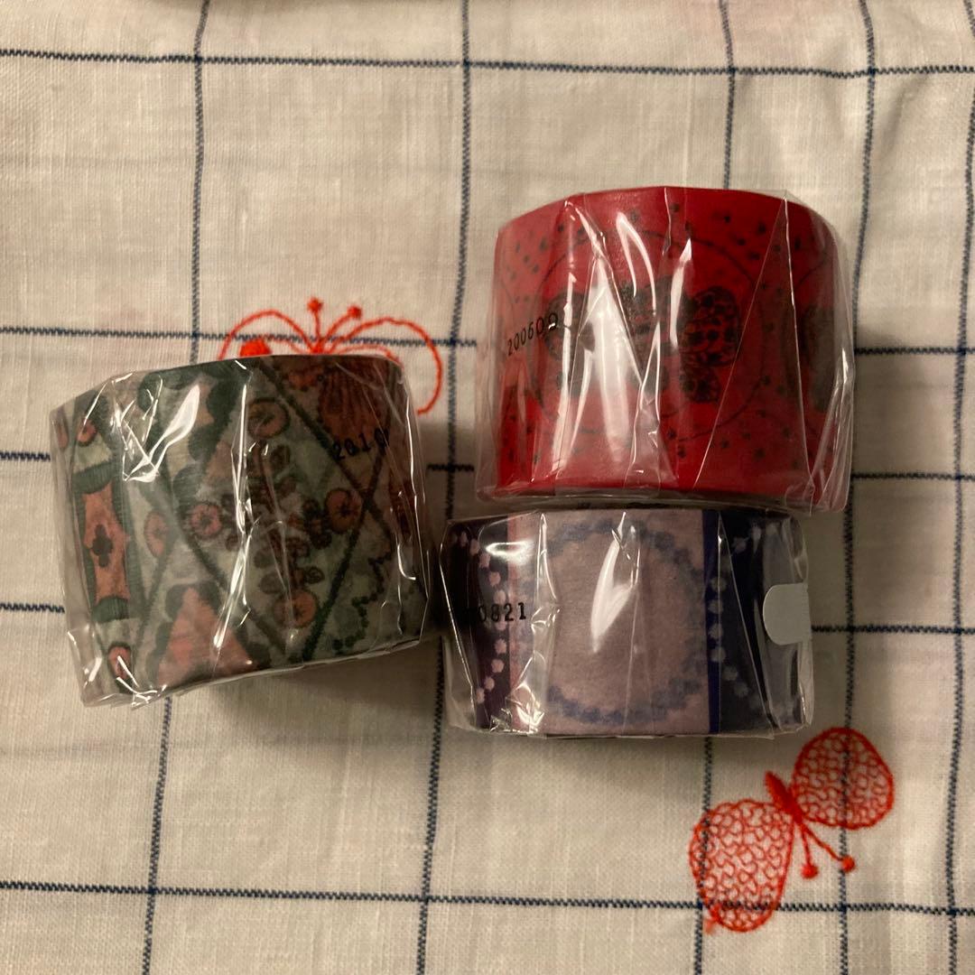 マスキングテープ セット　ミナペルホネン　バラード　タルト　タンバリン