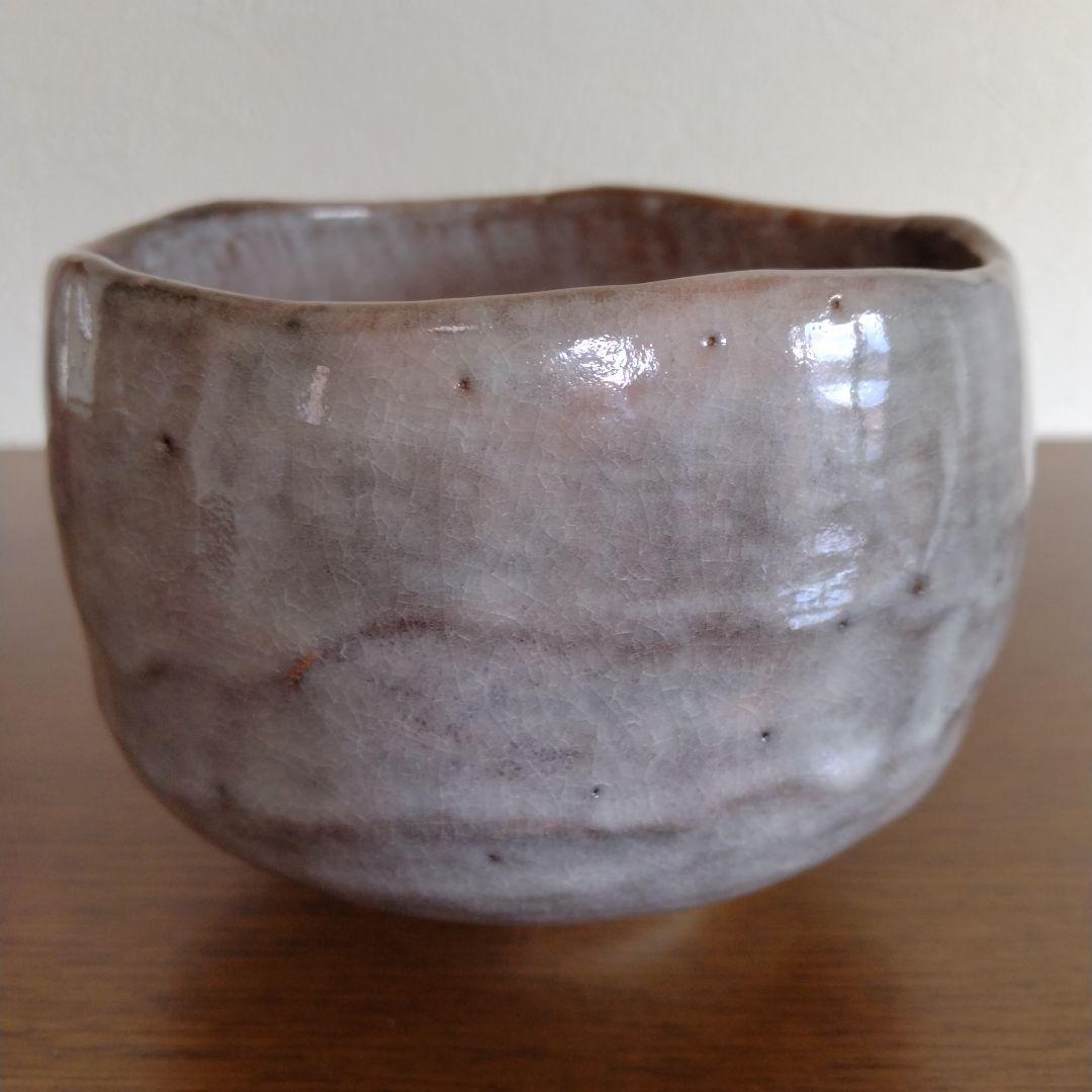 清水焼 赤楽 春悦 茶碗 茶道具 骨董品 872