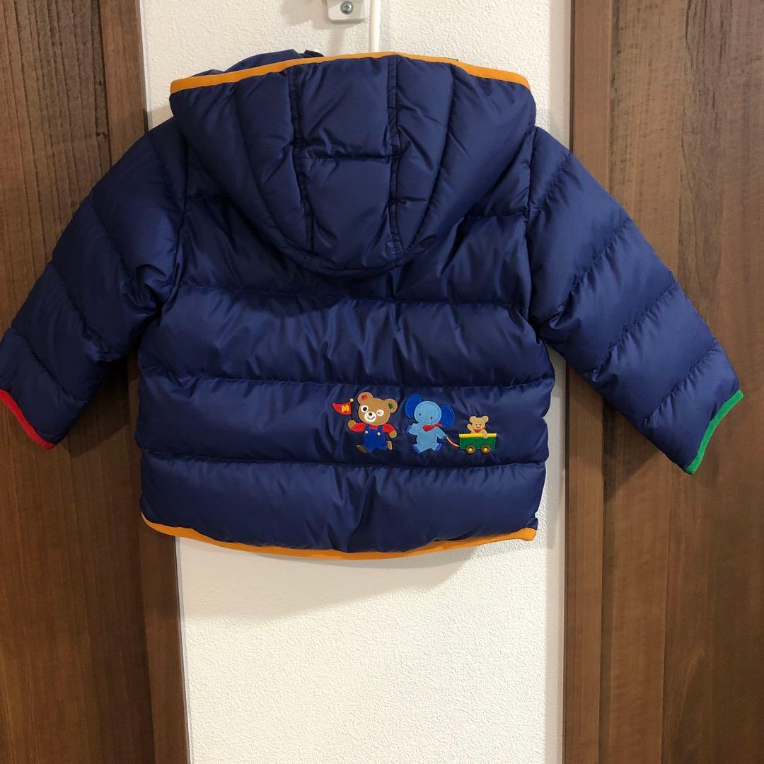 ミキハウス☆80☆新品☆ダウン☆ プッチー君豪華ワッペン　定価49500円