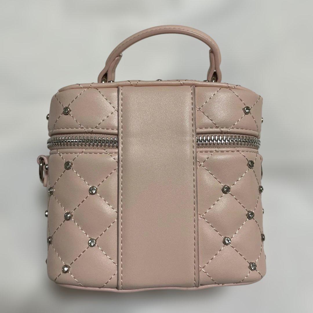 ダーリッチ キルティングショルダーバッグ ピンク