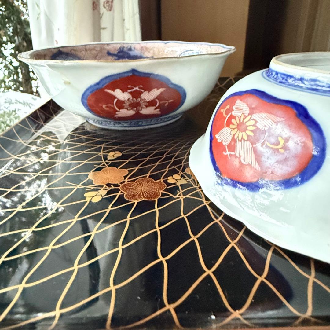 在銘 宮川香雲？ 抹茶碗 船頭や富士山の絵 京焼 M10932187販