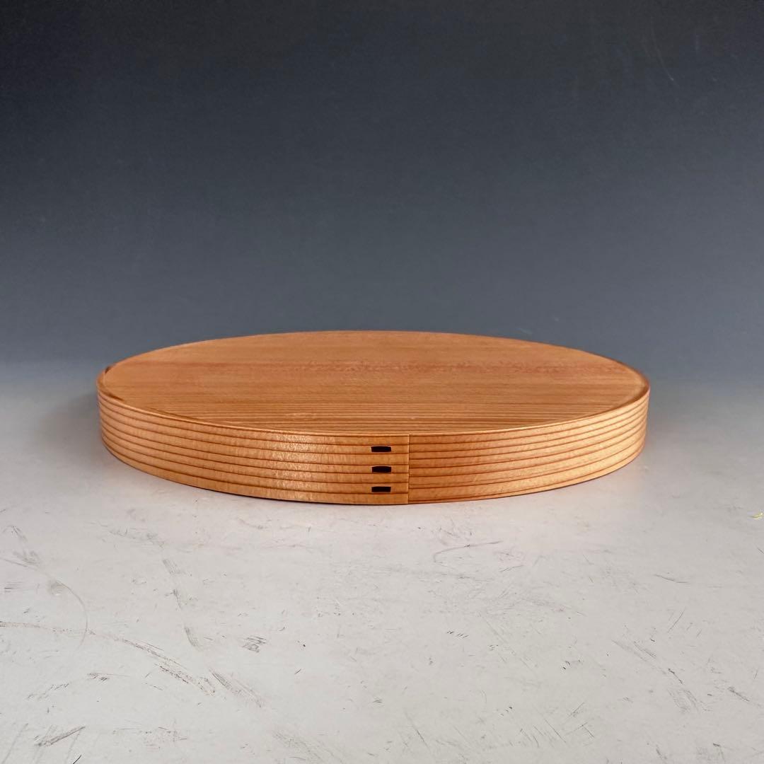 茶道具 杉曲 日の出 丸 菓子器 橋村萬象 共箱 干菓子器 工芸 木地