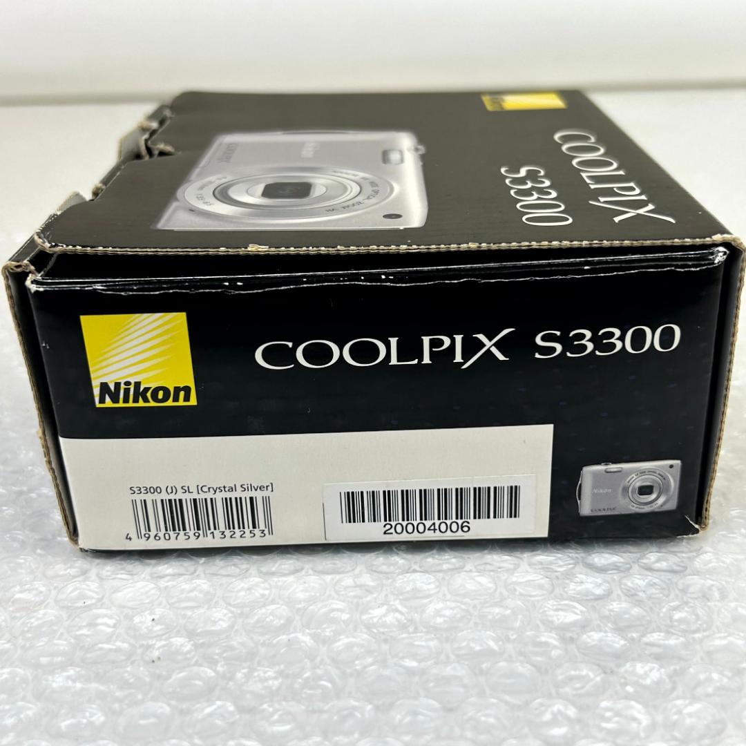 ジャンク扱い】Nikon COOLPIX S3300 デジカメ 元箱・取説付