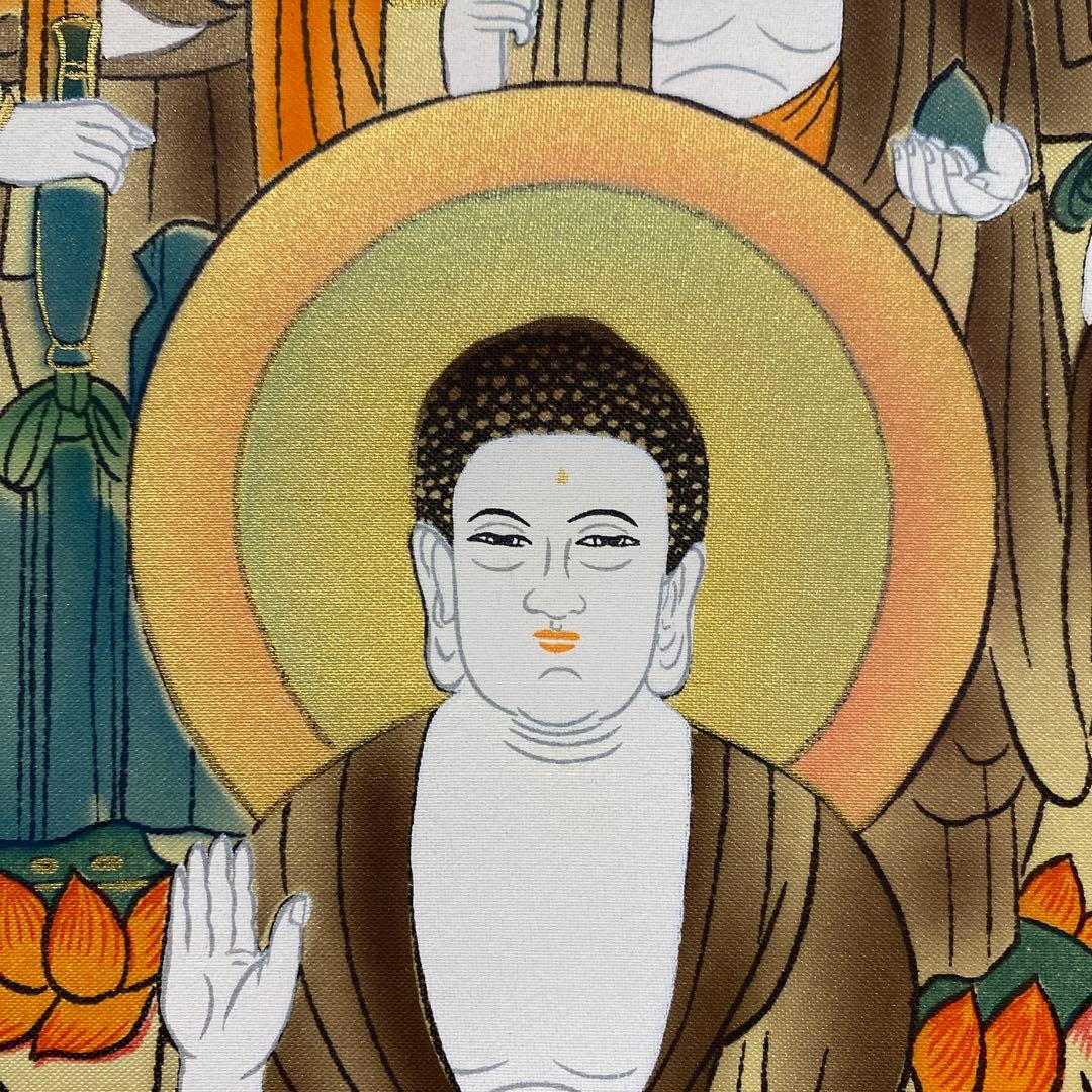 アウトレット掛軸】仏画 十三仏 5尺(約151cm) M09