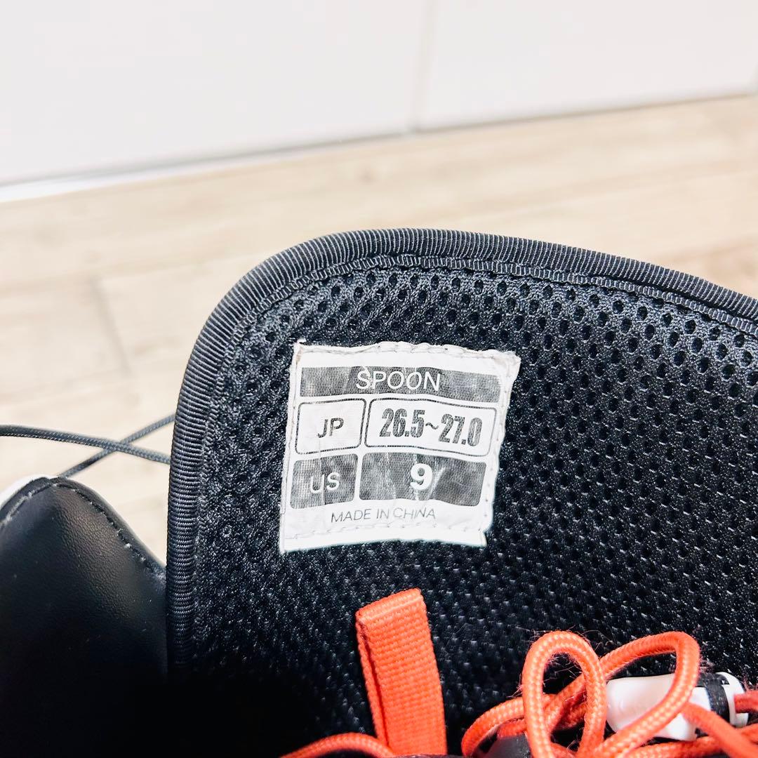 【26.5-27.0cm】SPOON スノーボードブーツ クイックシューレース