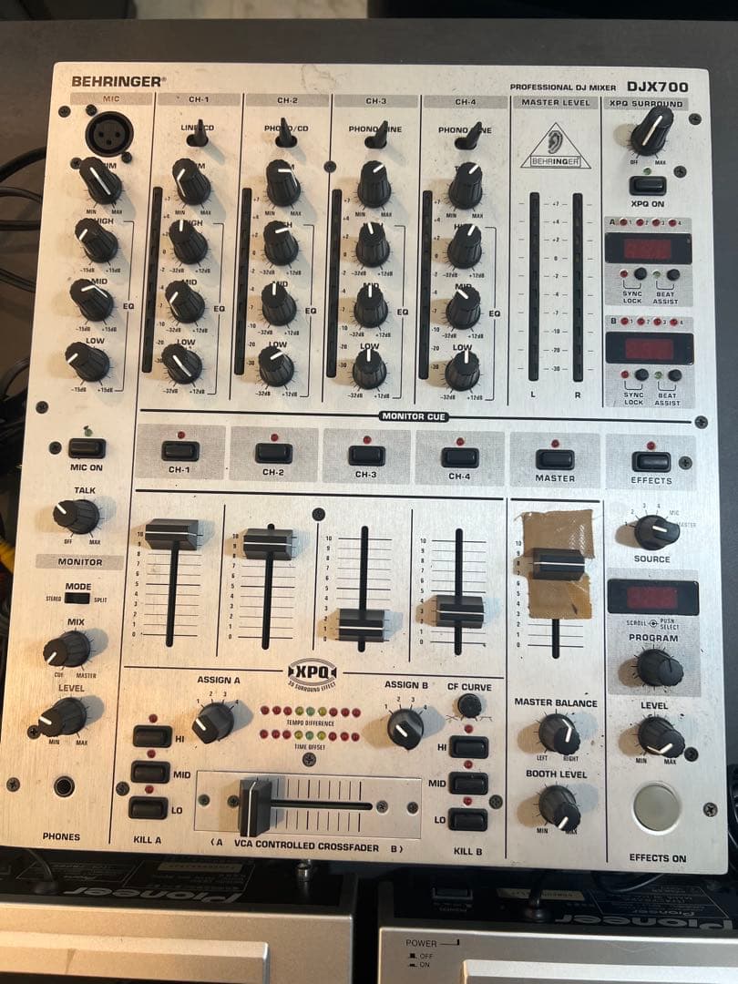 K パイオニアCDJ-100S×2,ベリンガー PRO MIXER DJX700 Pioneer CDJ800