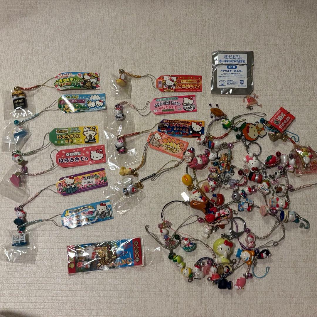 ご当地キティ ハローキティ 根付 ストラップ 15点 - メルカリ