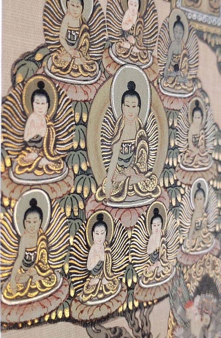 集会樹 絵画 手描き 仏画