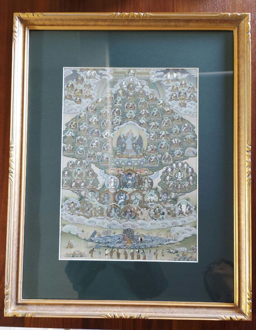 集会樹 絵画 手描き 仏画