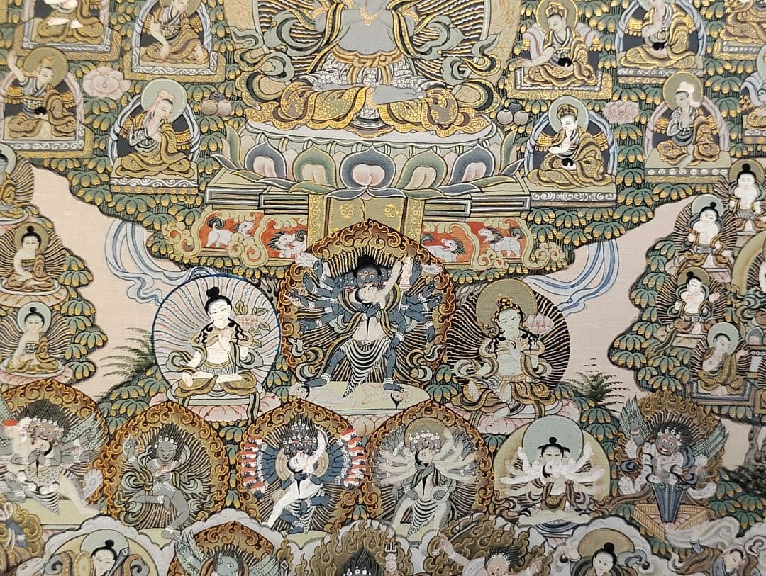 集会樹 絵画 手描き 仏画