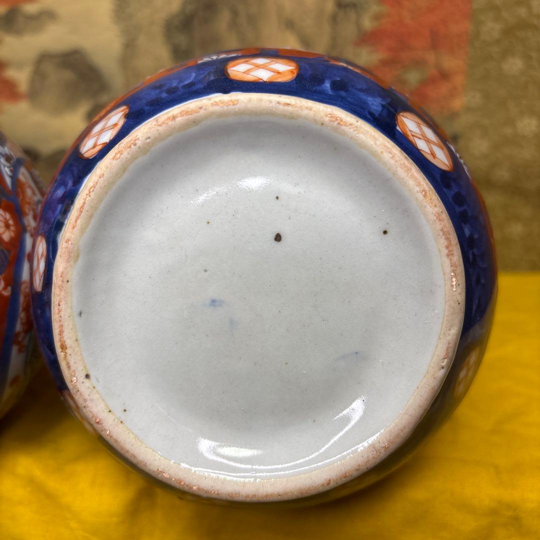 古伊萬里花瓶　2点セット