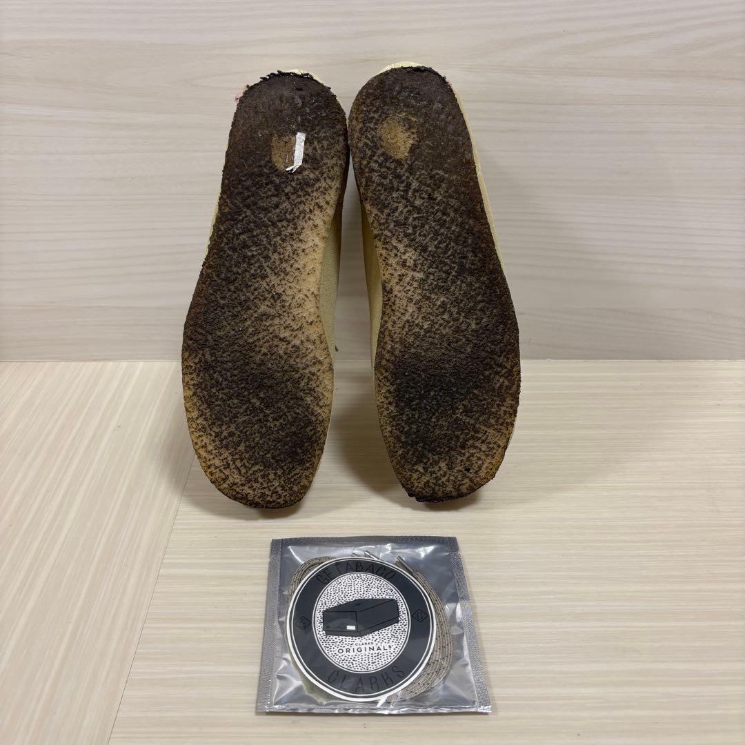 【美品】クラークス ワラビー メープル 25センチ　付属品　新品紐付き