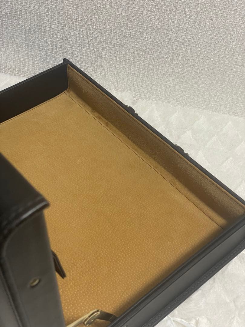 【激レア】COACH コーチ 黒 レザー アタッシュケース ダイヤルロック 鍵付