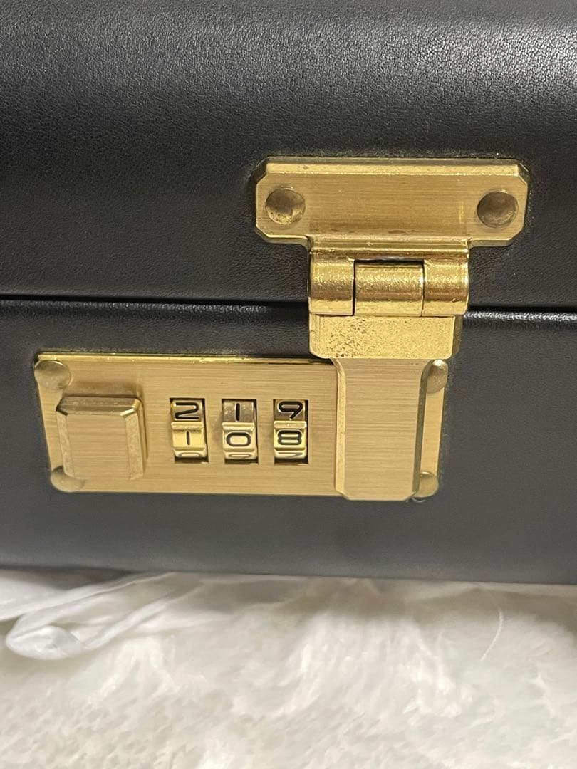 【激レア】COACH コーチ 黒 レザー アタッシュケース ダイヤルロック 鍵付