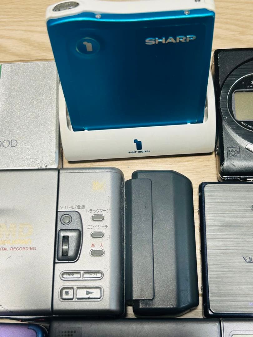 MDプレーヤーとカセットプレーヤーのセット ジャンク