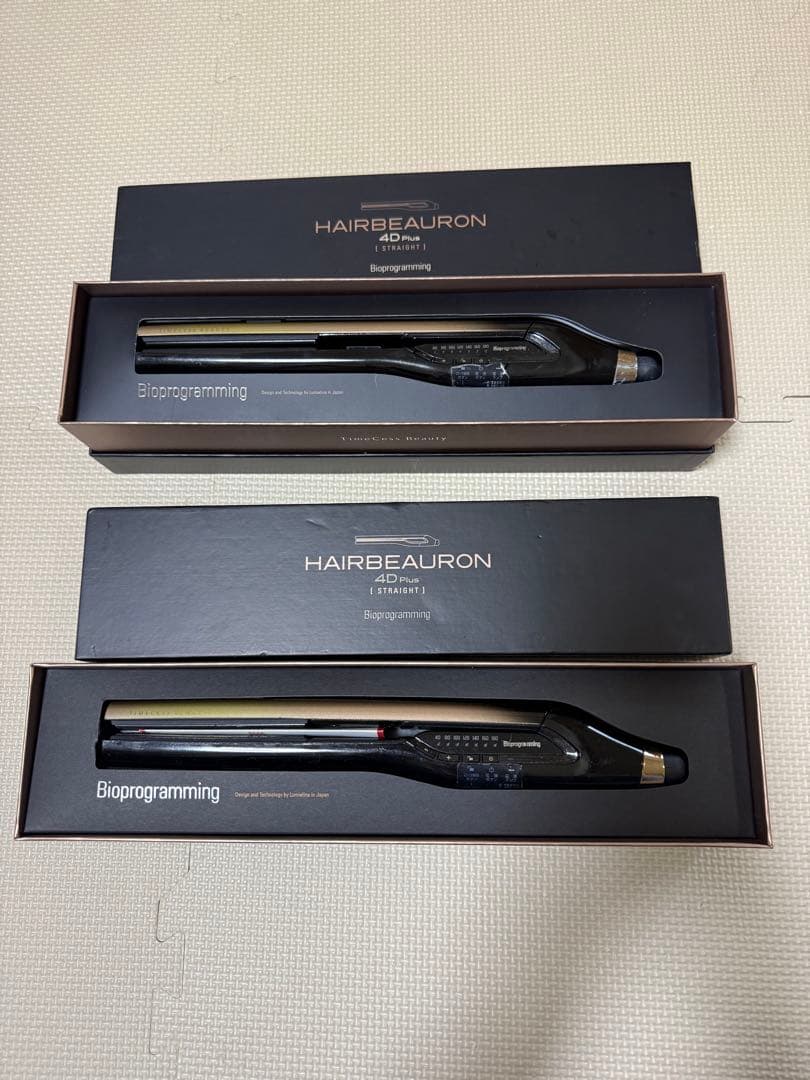 ジャンク2台セット ヘアビューロン4D Plus ストレート HBRST4D-G