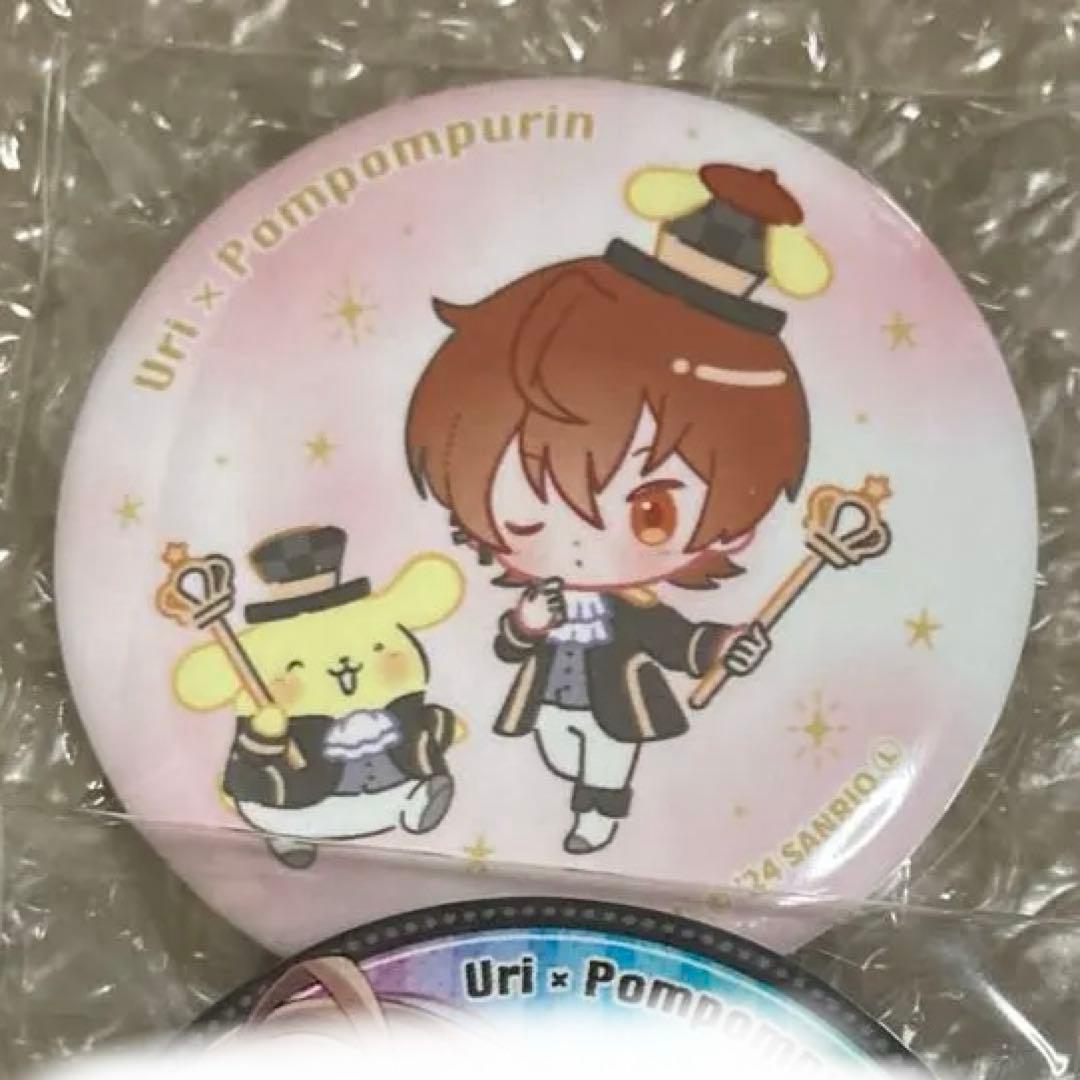 カラフルピーチ からぴち サンリオ デフォ 缶バ うり