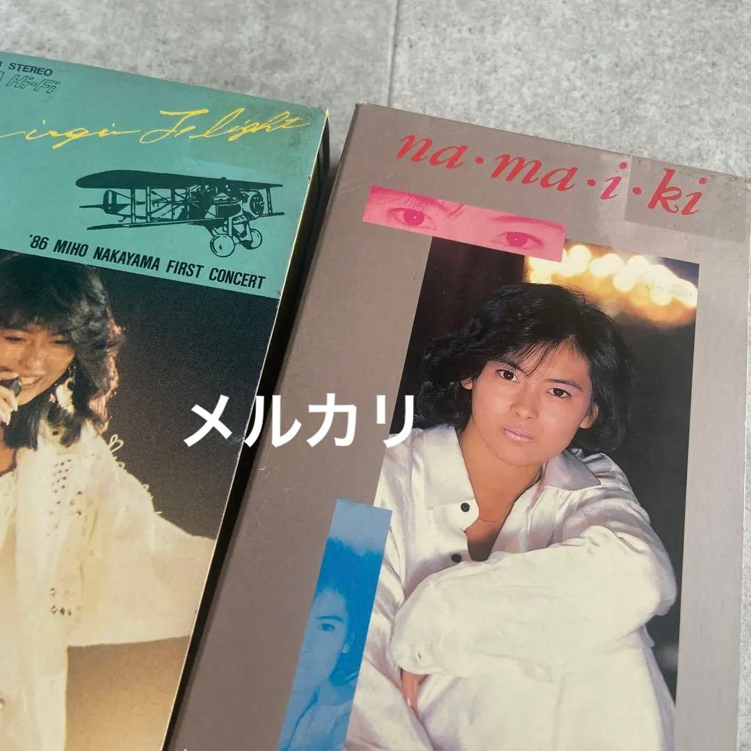 中山美穂　VHS 2本セット　86年　ビデオ　昭和アイドル　ファーストコンサート
