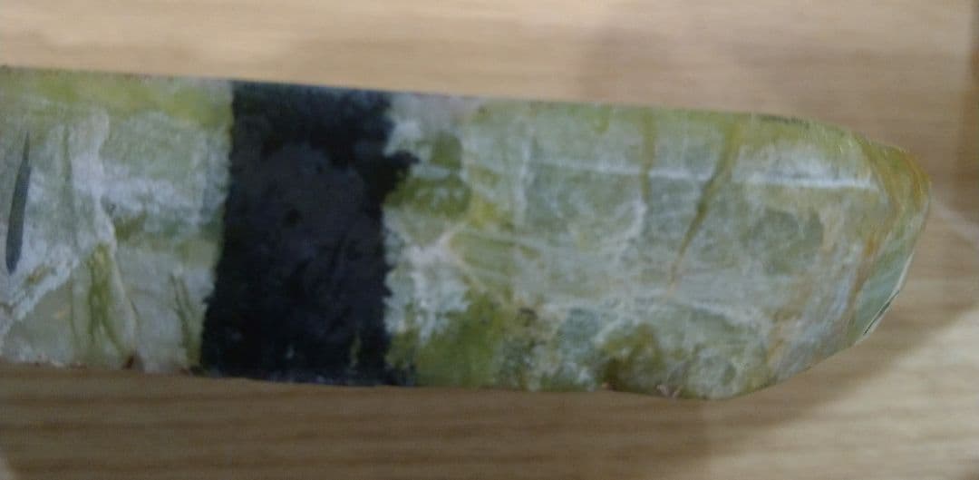 ヴィンテージ 中国 着色翡翠(?) アート 森の作品 天然石パワーストーン