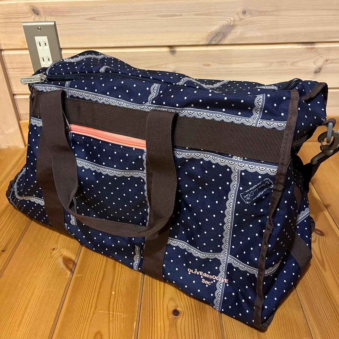 OLIVE des OLIVEボストンバック 修学旅行 大容量 バッグ OLIVE des