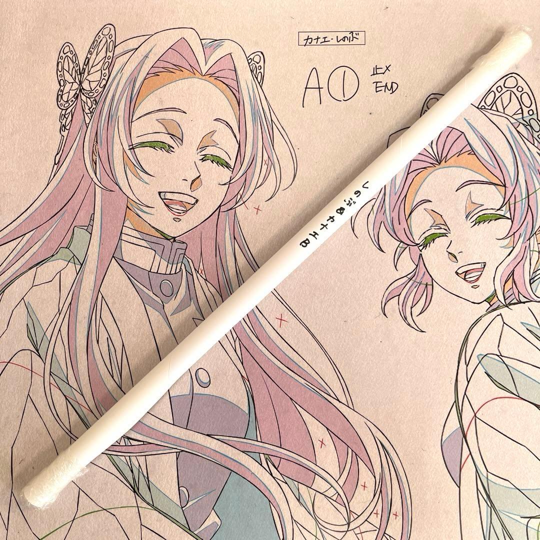 鬼滅の刃 お楽しみくじ Wチャンス 原画 ポスター 胡蝶しのぶ&カナエ 未