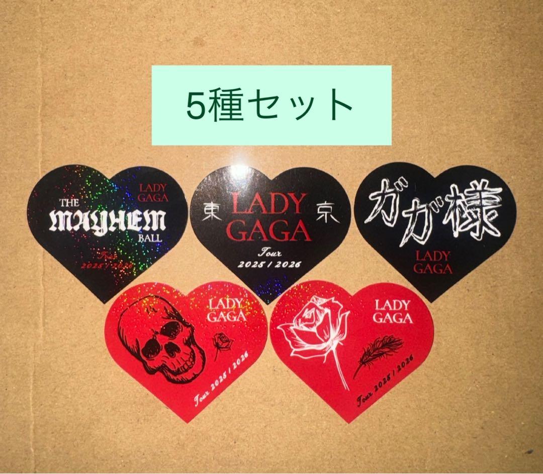 レディー ガガ メイヘム 日本 会場限定 ハート ホログラム ステッカー