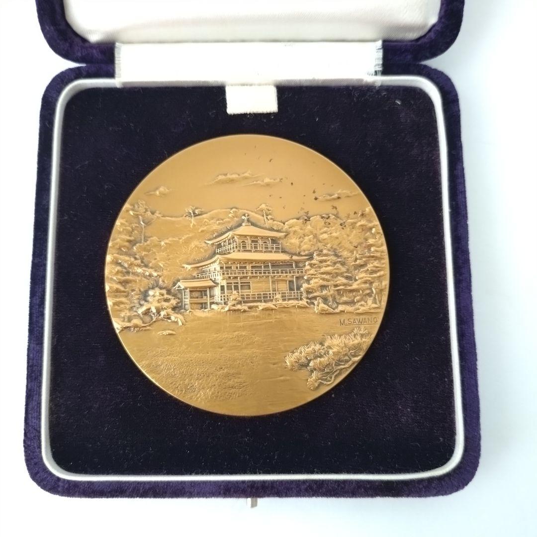 鹿苑寺金閣 造幣局製 青銅章牌 金閣寺 メダルケース付き - メルカリ