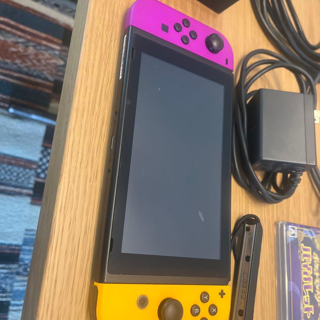 Nintendo Switch 本体 紫とオレンジ Joy-Con付き