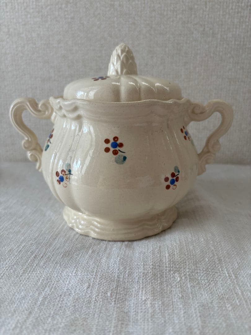 サルグミンヌ 小花柄 シュガーポット