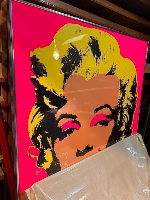 Sunday B Morning マリリンモンロー ピンク ウォーホル証明書付