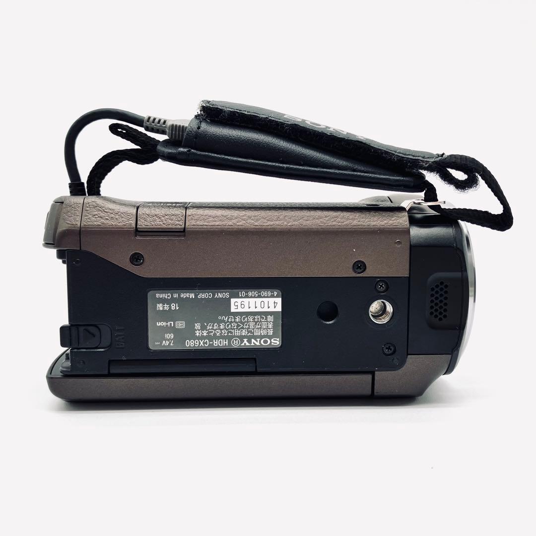 Wi-Fi対応♪ SONY HDR-CX680 ブラウン