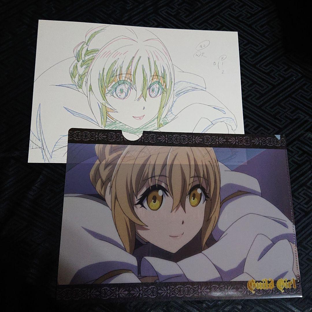 未使用 ゴブリンスレイヤー 受付嬢 複製原画付属 クリアファイル