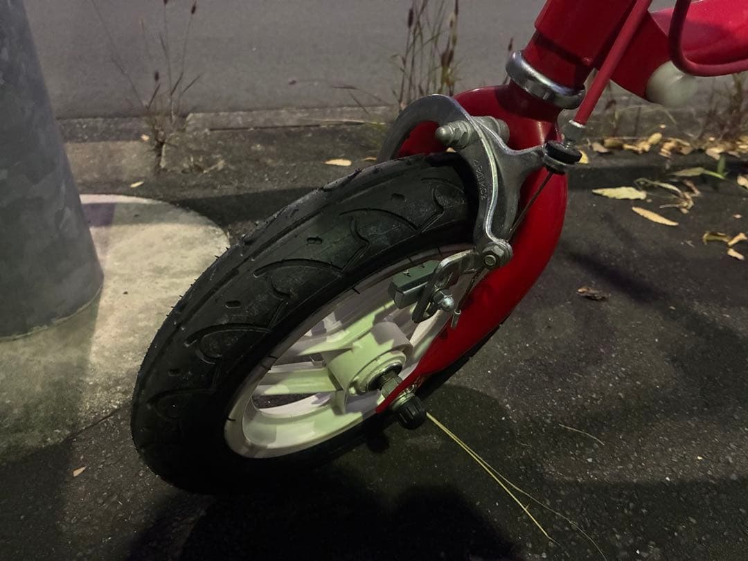 ブリヂストン トランジット コンパクト 折りたたみ自転車 赤 引き取り限定