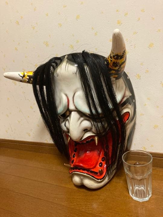 石見神楽面 般若 柿田面工房