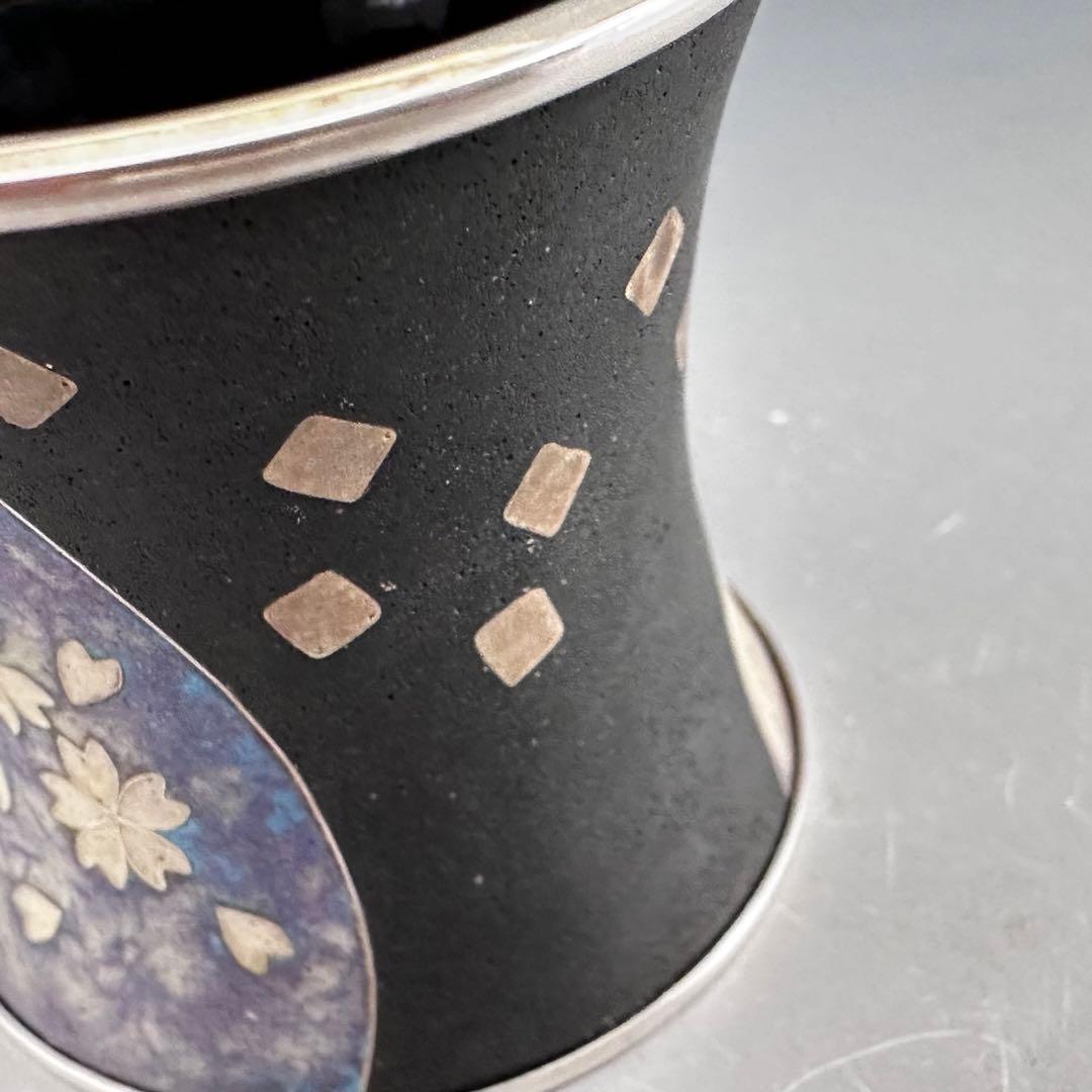 茶道具　泥七宝　雪月花　蓋置　上沼緋佐子　共箱　山形　陶芸　茶会　棚