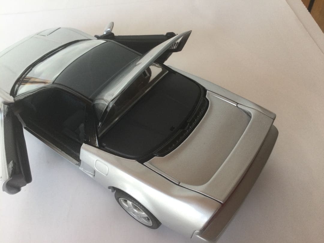 京商　ホンダ　NSX ミニカー　シルバー　1/18
