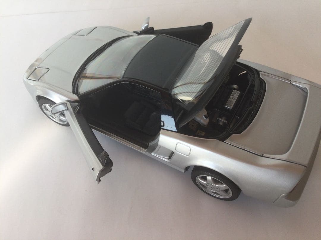 京商　ホンダ　NSX ミニカー　シルバー　1/18
