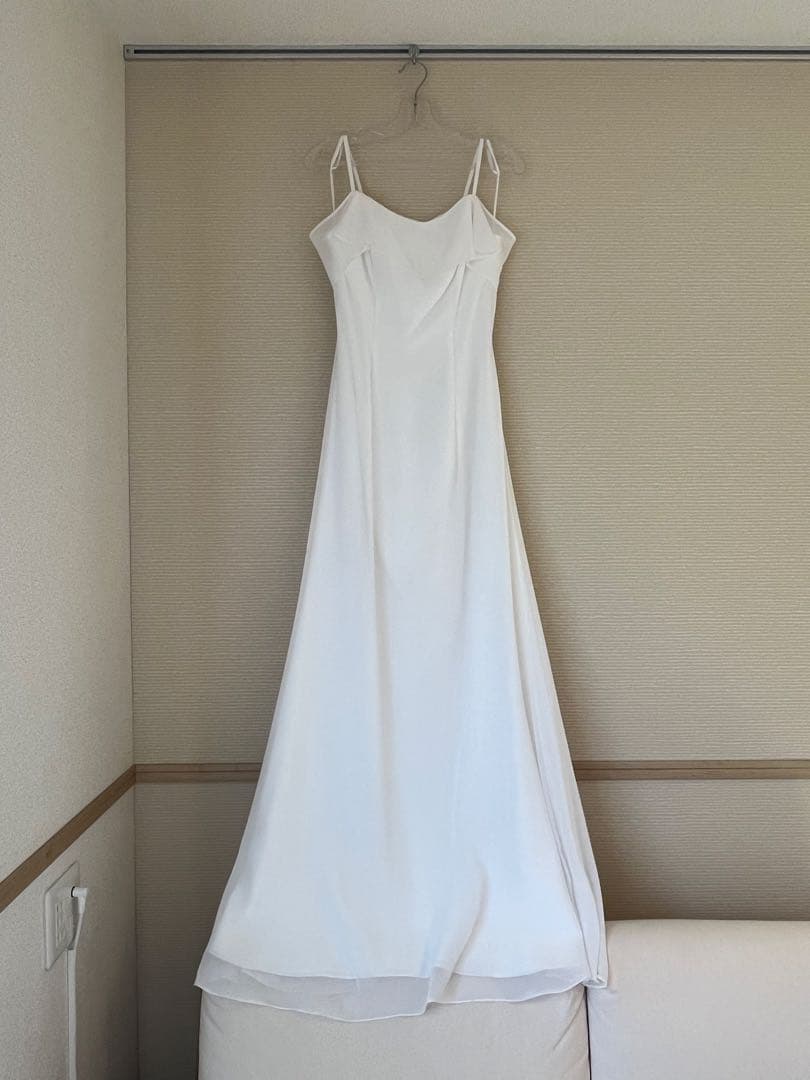 前撮り・二次会　ウェディングドレス(ベールセットで販売)