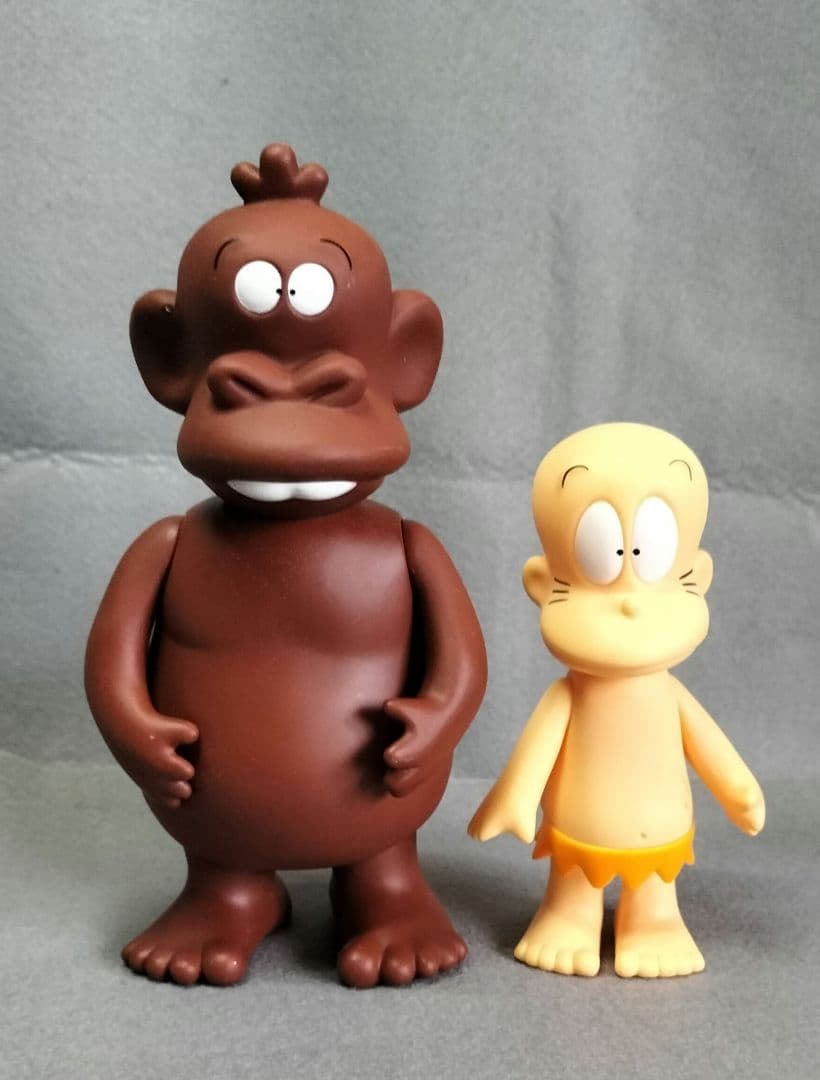 はじめ人間ギャートルズ ソフビフィギュア ゴンとドテチン