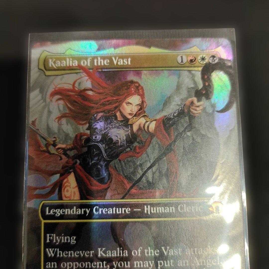 MTG 巨大なるカーリア 拡張Foil Foil ボーダーレス 英語