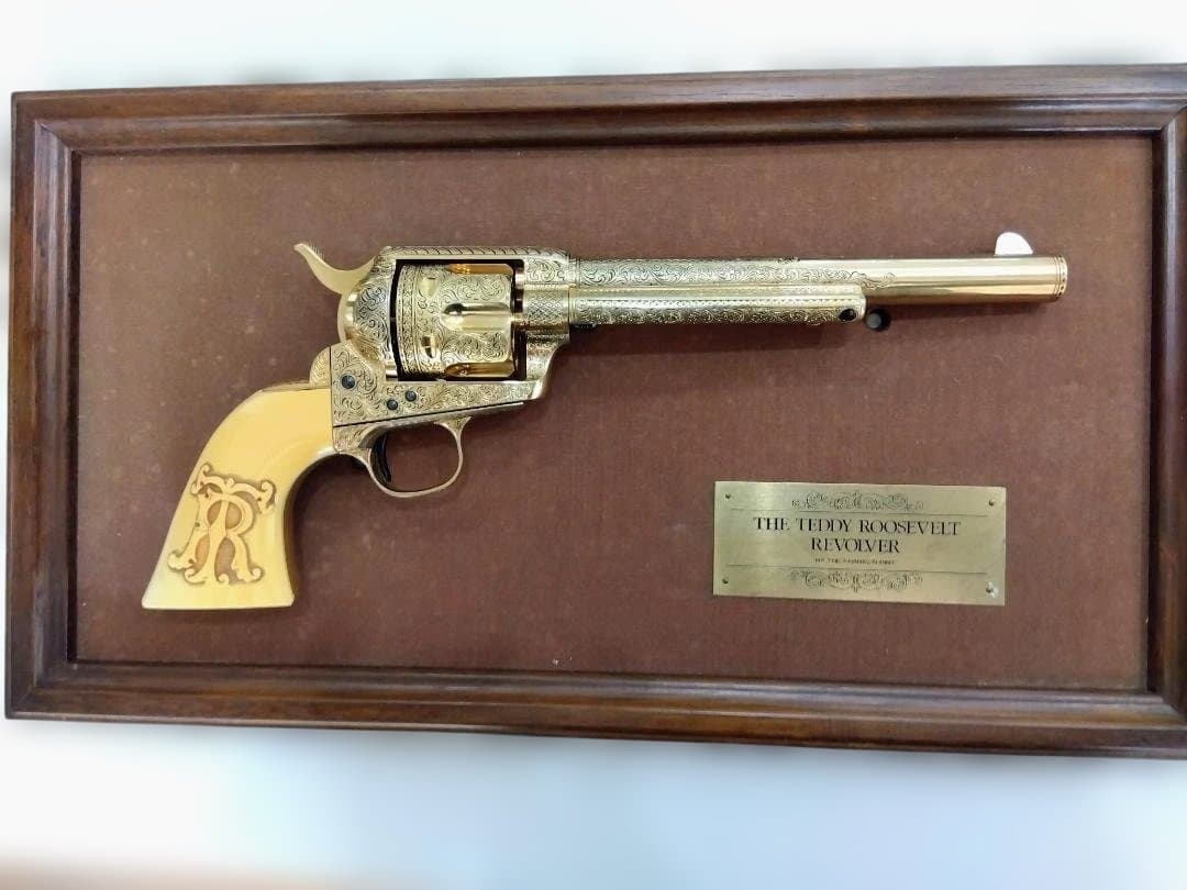 フランクリンミント ザ・ テディ・ルーズベルト 金属製豪華装飾銃