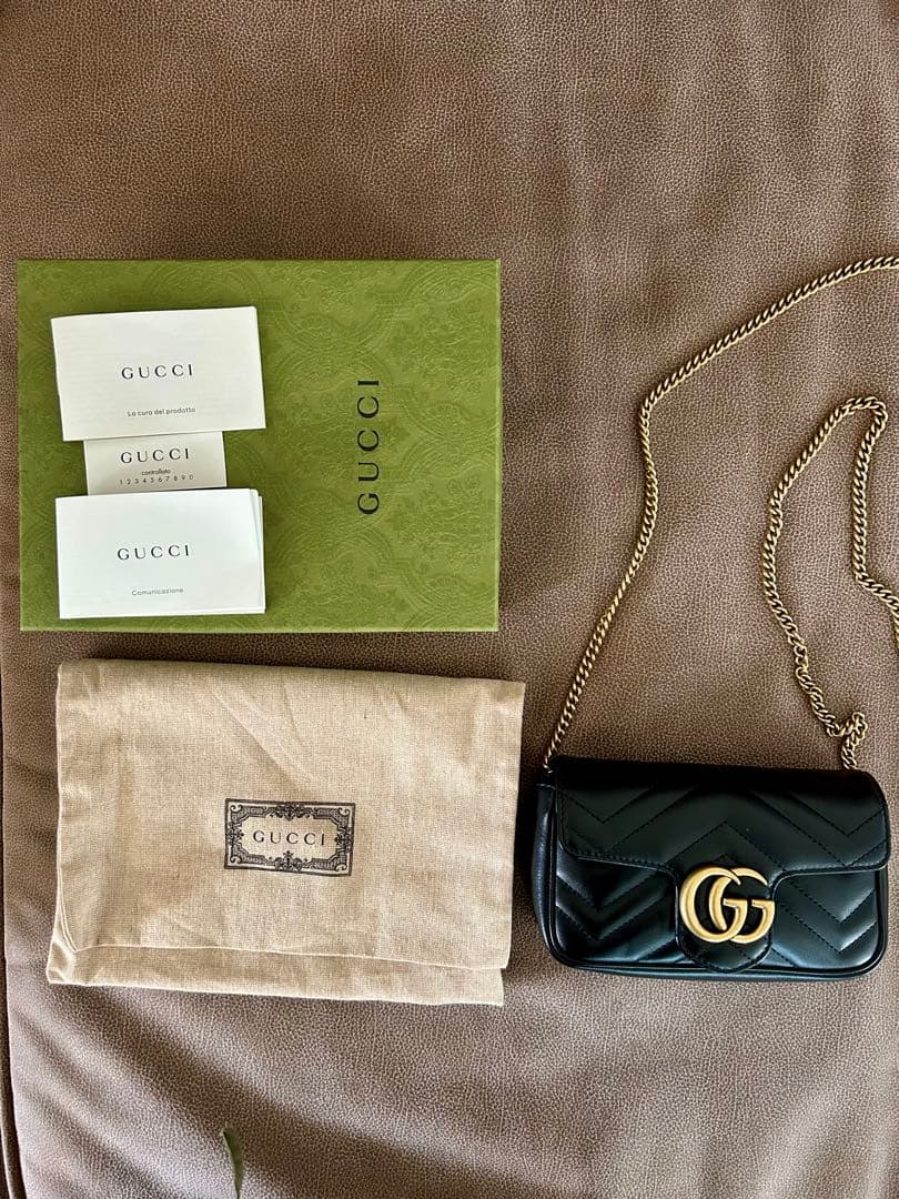超美品　GUCCI マーモント スーパーミニバッグ すり替え防止対策済み
