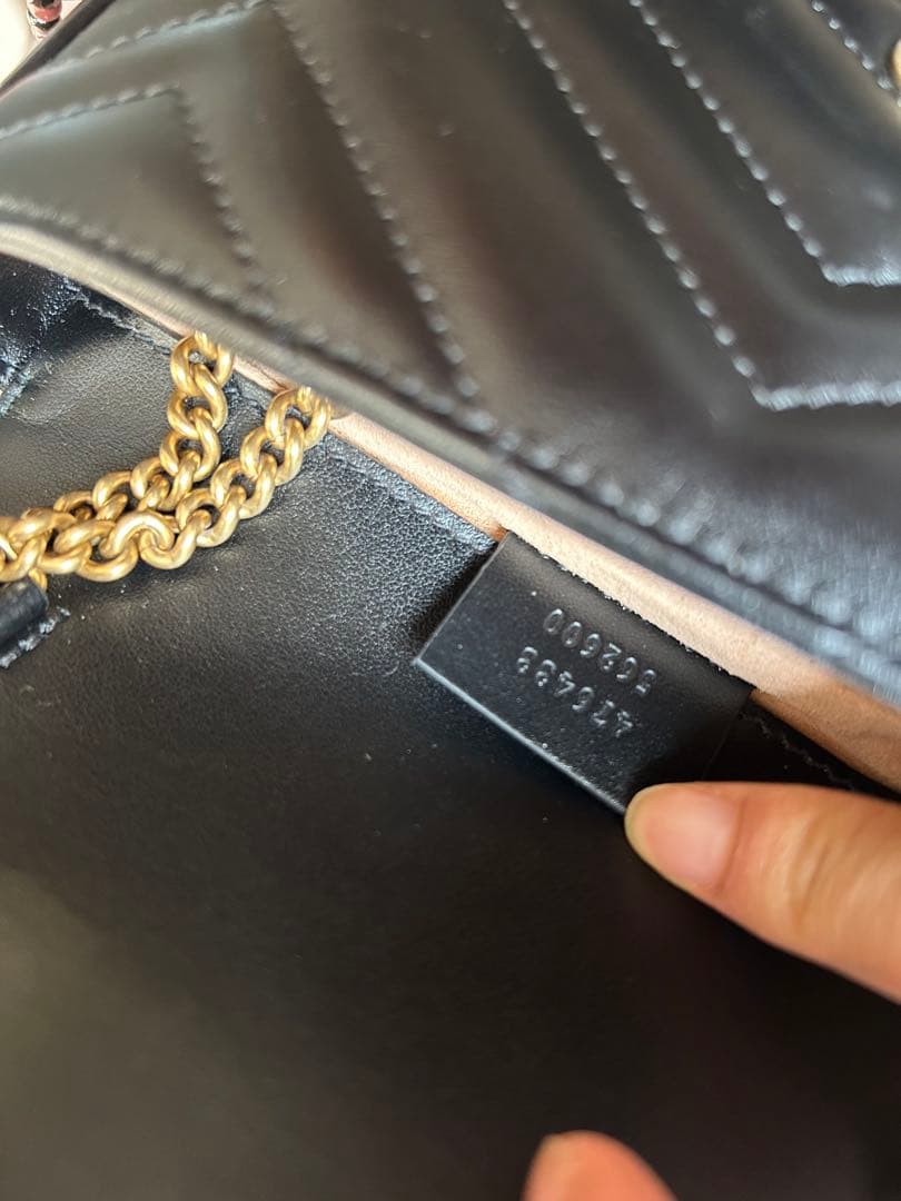 超美品　GUCCI マーモント スーパーミニバッグ すり替え防止対策済み