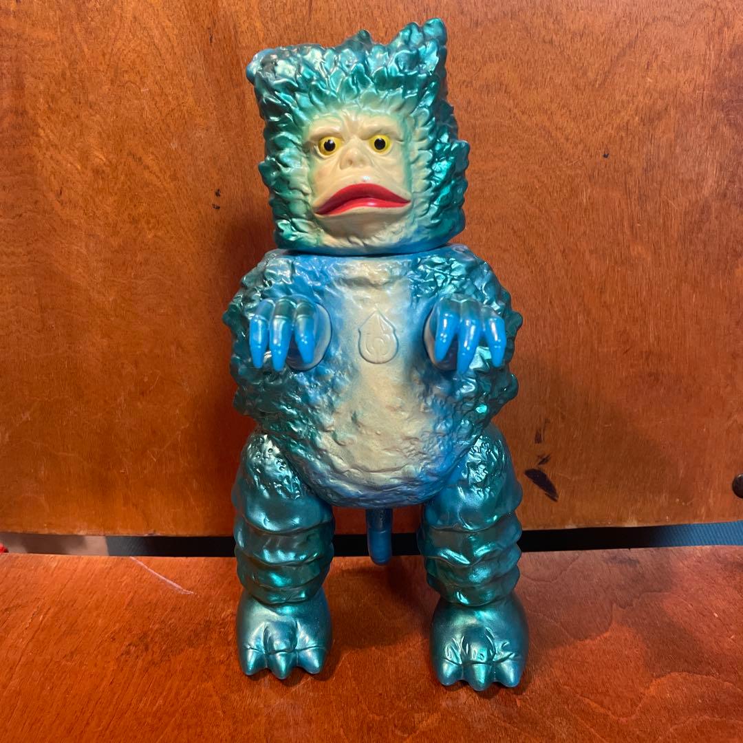 ブルマァクガラモンソフビ復刻版怪獣シリーズブルー版マルサンST