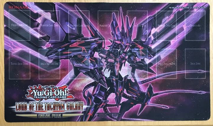 遊戯王 公式 プレイマット 銀河眼の時空竜 遊戯王 No.107 銀河眼の時空