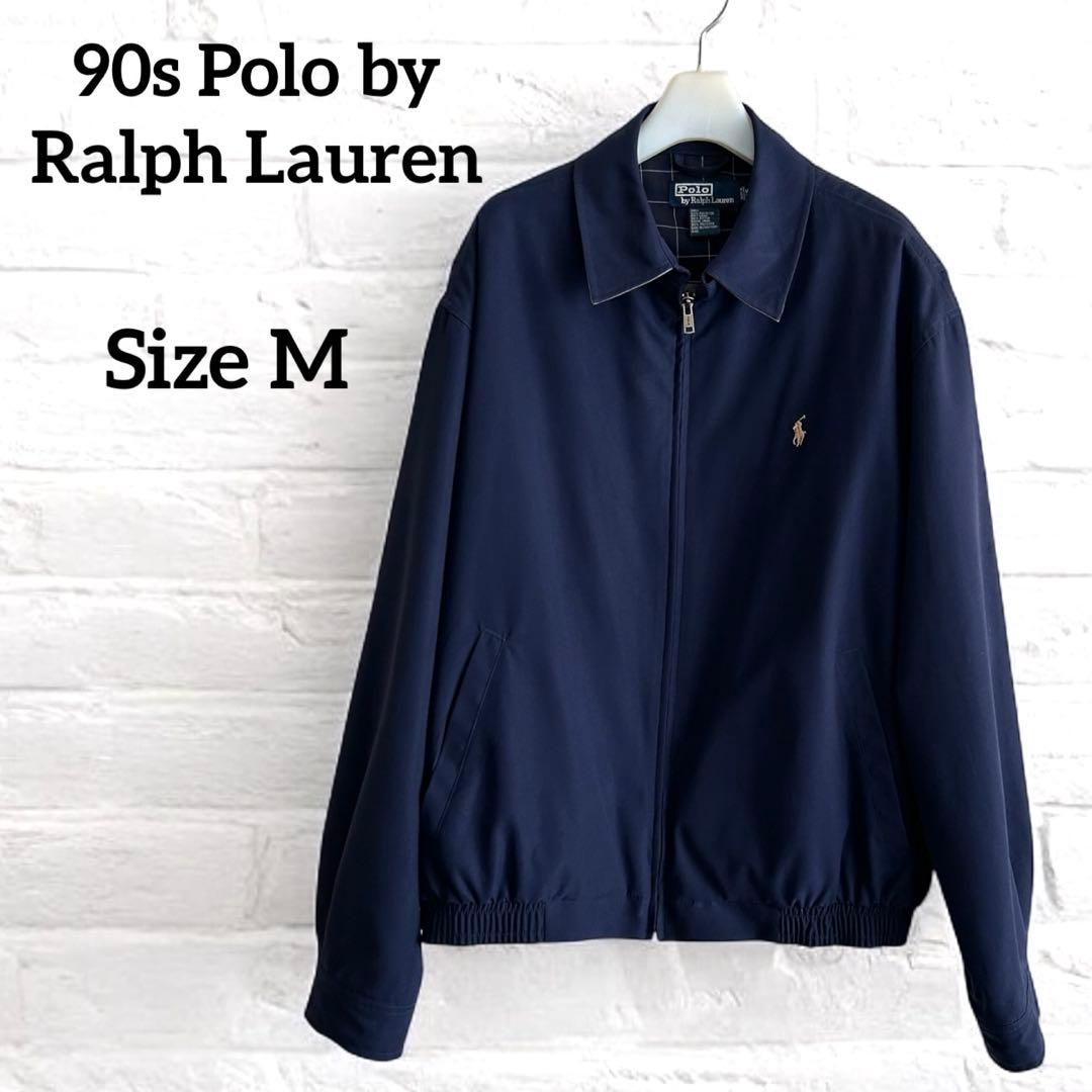 90s Polo by Ralph Lauren ピーチスキン スイングトップM