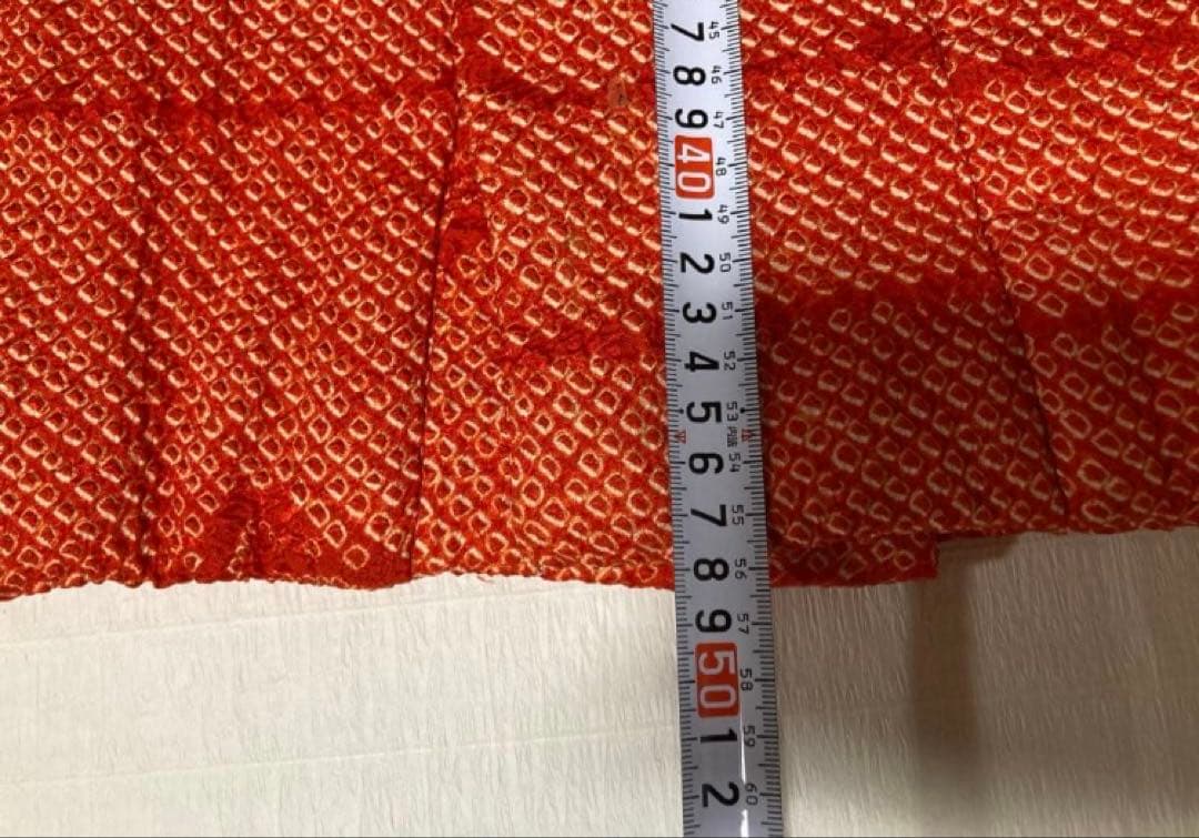 超豪華　七五三着物フルセット　着物被布長襦袢半襟付総絞り染め分け金糸3歳着物